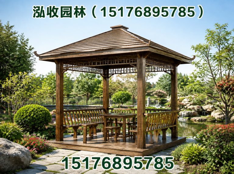 金华防腐木凉亭展示图